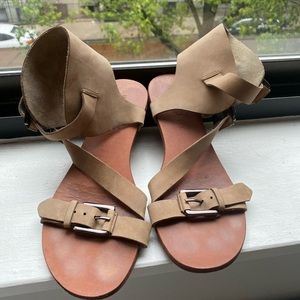 Witchery leather buckle sandal